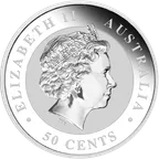 1/2 Unze Silbermünze Australien Koala 2015