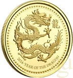 1 Unze Goldmünze Samoa Drache 2024 - polierte Platte