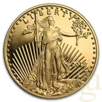 1 Unze Goldmünze American Eagle 2015 - polierte Platte