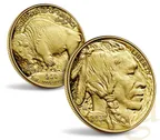 1 Unze Goldmünze American Buffalo 2021 polierte Platte
