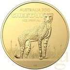 1 Unze Goldmünze Australia Zoo - Gepard 2021