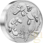 10 Unzen Silbermünze Australien Next Generation - Piedfort Platypus 2021