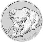 1 Kilogramm Silbermünze Australien Koala 2010