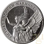 1 Unze Platinmünze St. Helena - The Queen´s Virtues - Victory 2021