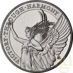 1 Unze Platinmünze St. Helena - The Queen´s Virtues - Victory 2021
