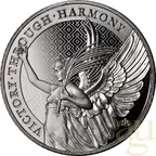 1 Unze Platinmünze St. Helena - The Queen´s Virtues - Victory 2021