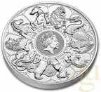 1 Kilogramm Silbermünze Queens Beasts Completer Coin 2021