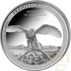 1 Unze Silbermünze Prehistoric Life - Archaeopteryx 2021