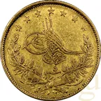 100 Kurush Goldmünze Türkei Osmanisches Reich