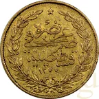 100 Kurush Goldmünze Türkei Osmanisches Reich