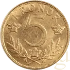 5 Kronen Goldmünze Schweden Oscar II.