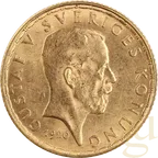 5 Kronen Goldmünze Schweden Gustaf V.