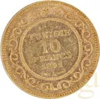10 Francs Goldmünze Tunesien