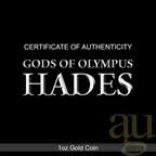 1 Unze Goldmünze Tuvalu - Gods of Olympus - Hades 2021