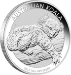 10 Unzen Silbermünze Australien Koala 2012