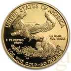 1 Unze Goldmünze American Eagle 2016 - polierte Platte