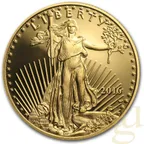 1 Unze Goldmünze American Eagle 2016 - polierte Platte