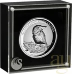 5 Unzen Silbermünze Australien Kookaburra 2021 - High Relief - Incuse - polierte Platte