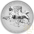 10 Unzen Silbermünze Australien Wedge Tailed Eagle 2021 Ultra High Relief - polierte Platte