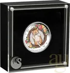 1/2 Unze Silbermünze Australien Dreaming Down Under - Baby Dingo 2021 - proof color