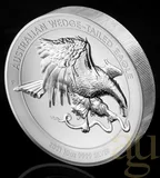 10 Unzen Silbermünze Australien Wedge Tailed Eagle 2021 Ultra High Relief - polierte Platte