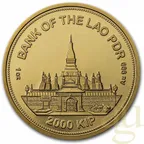 1 Unze Goldmünze Laos Tiger 2021