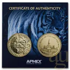 1 Unze Goldmünze Laos Tiger 2021