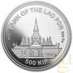 1 Unze Silbermünze Laos Tiger 2021