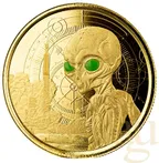 1 Unze Goldmünze Afrika Ghana Alien 2021