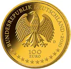 1/2 Unze Goldmünze - 100 Euro Würzburg 2010 (A)