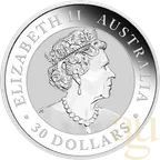 1 Kilogramm Silbermünze Australien Kookaburra 2022