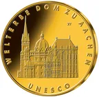 1/2 Unze Goldmünze - 100 Euro Dom zu Aachen 2012 (D)