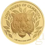 1 Unze Goldmünze Kambodscha Lost Tigers 2022