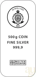 500 Gramm Silber Argor Heraeus Niue Münzbarren
