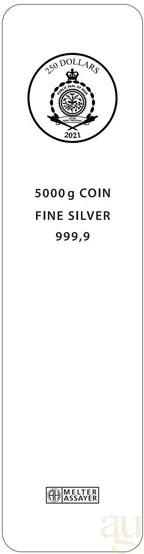 5 Kilogramm Silber Argor Heraeus Niue Münzbarren