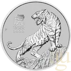 1 Unze Platinmünze Australien Lunar III Tiger 2022