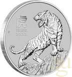1 Unze Platinmünze Australien Lunar III Tiger 2022