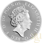 10 Unzen Silbermünze Großbritannien Britannia 2021