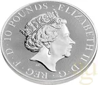 10 Unzen Silbermünze Großbritannien Britannia 2021