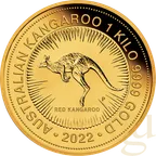 1 Kilogramm Goldmünze Australien Känguru 2022