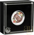 1/2 Unze Silbermünze Australien Dreaming Down Under - Wombat 2021 - proof color