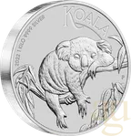 1 Kilogramm Silbermünze Australien Koala 2022