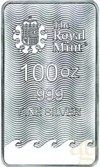 100 Unzen Silberbarren The Royal Mint - Britannia