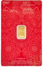 1 Gramm Goldbarren The Royal Mint - Henna