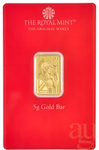 5 Gramm Goldbarren The Royal Mint - Henna