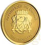 1 Unze Goldmünze Kongo Gorilla 2021