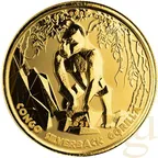 1 Unze Goldmünze Kongo Gorilla 2021