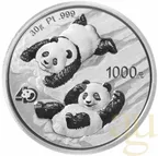 30 Gramm Platinmünze China Panda 2022