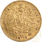 10 Mark Goldmünze Ludwig III Großherzog von Hessen