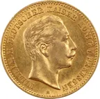 10 Mark Goldmünze Wilhelm II von Preußen